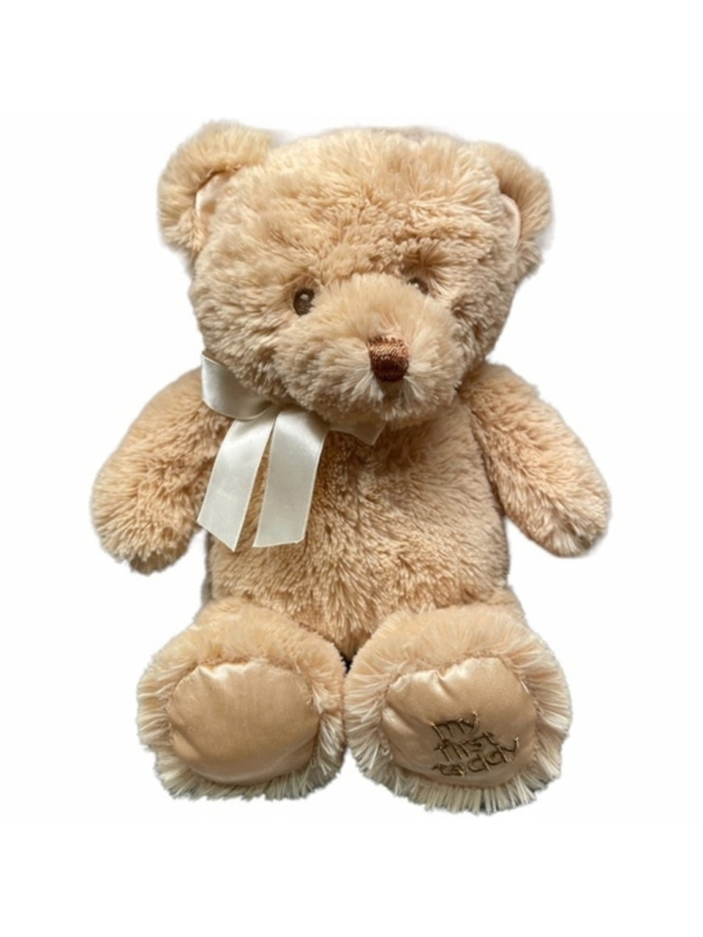 Gund My First Teddy Plush Stuffed Animal Baby Soft Cuddle Buddy Tan 10 inch